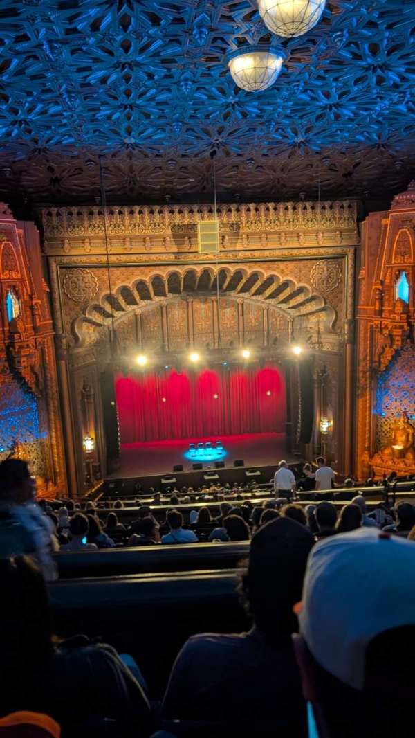 Fox Theatre Oakland, section: Balcony LC, row: Q, seat: 117
