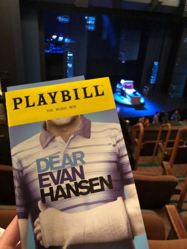 Music Box Theatre, section: Mezzanine L, row: F, seat: 5