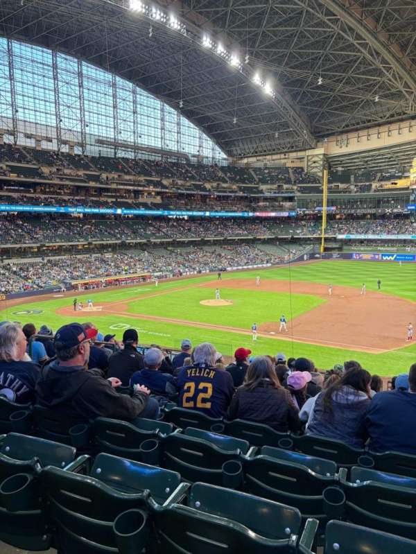 American Family Field, section: 211, row: 11, seat: 8