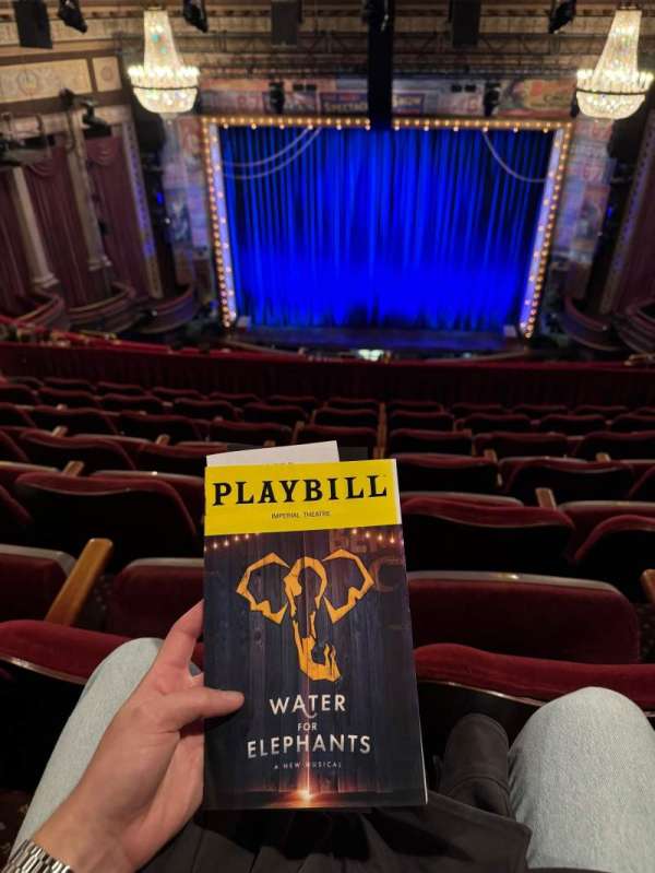 Imperial Theatre, section: Rear Mezzanine C, row: G, seat: 309