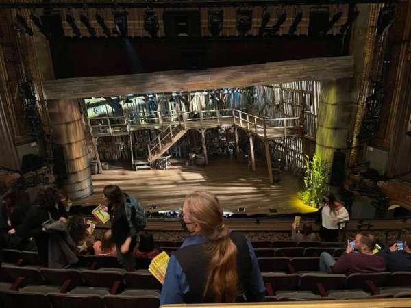 Nederlander Theatre, section: Mezzanine C, row: H, seat: 105