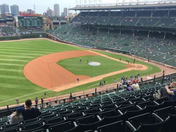Wrigley Field, section: 308L, row: 10, seat: 5