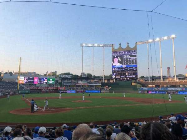 Kauffman Stadium, section: 130, row: J, seat: 5