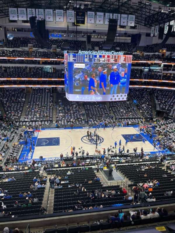 American Airlines Center, section: 327, row: A, seat: 17