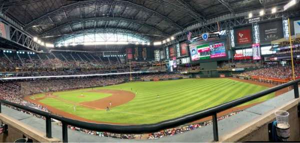 Chase Field, section: 204, row: 1, seat: 8