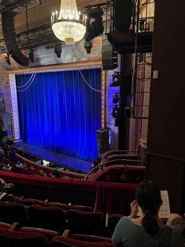 Imperial Theatre, section: Front Mezzanine R, row: E, seat: 411