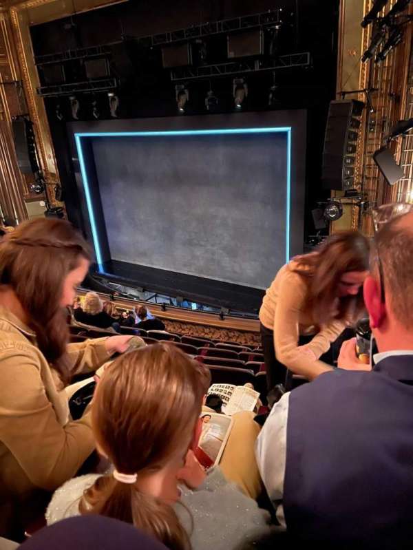 Nederlander Theatre, section: Mezzanine R, row: H, seat: 14