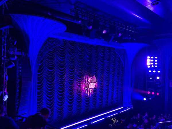 Lunt-Fontanne Theatre, section: Front Mezzanine L, row: B, seat: 19
