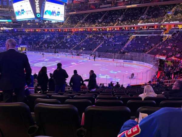 Madison Square Garden, section: 120, row: 21, seat: 3
