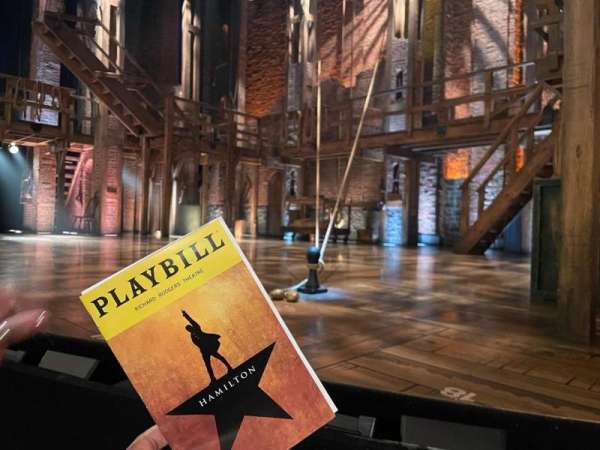 Richard Rodgers Theatre, section: Orchestra R, row: A, seat: 6