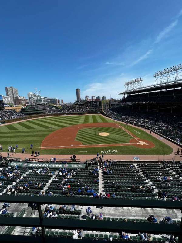 Wrigley Field, section: 311L, row: 1, seat: 6