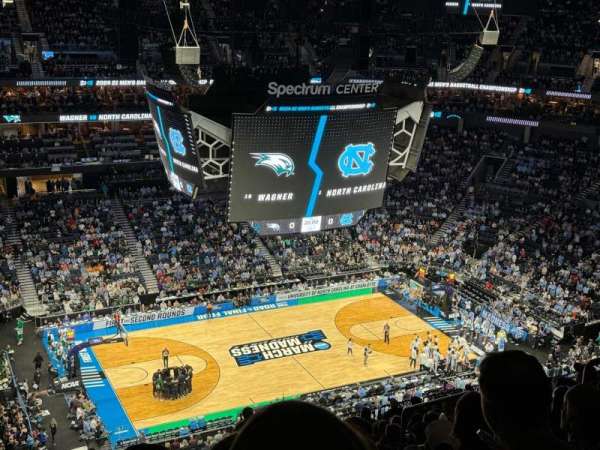 Spectrum Center, section: 211, row: R, seat: 5