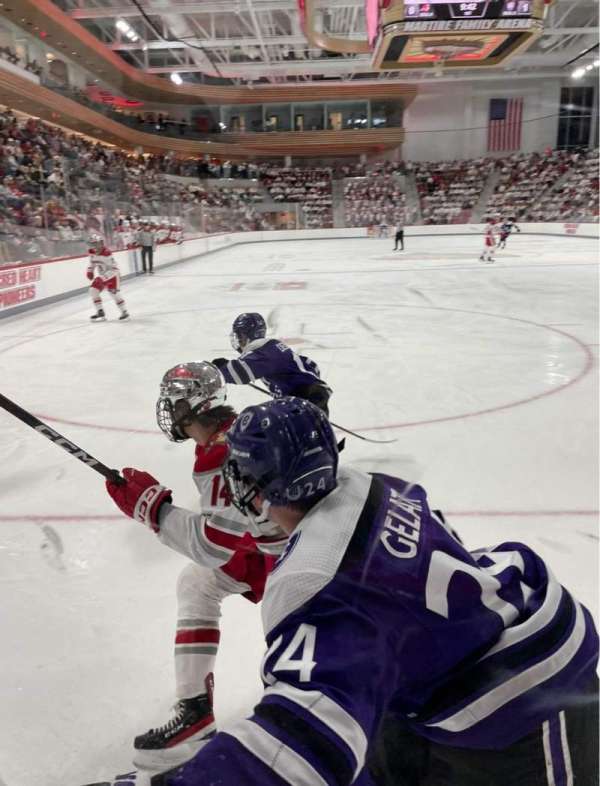 Martire Family Arena, section: 102, row: A, seat: 5