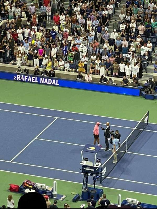 Arthur Ashe Stadium, section: 333, row: G, seat: 17