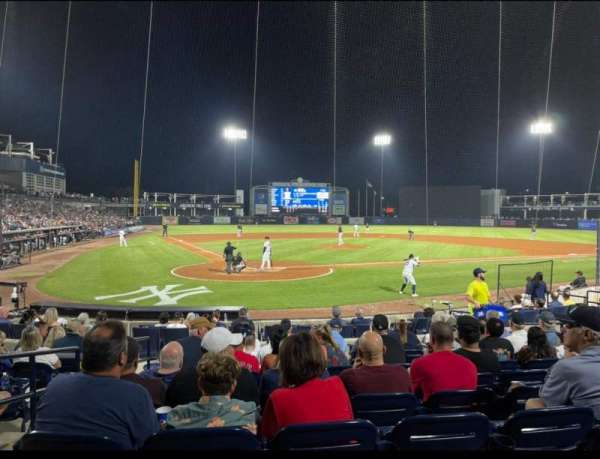 George M. Steinbrenner Field, section: 109, row: JJ, seat: 10