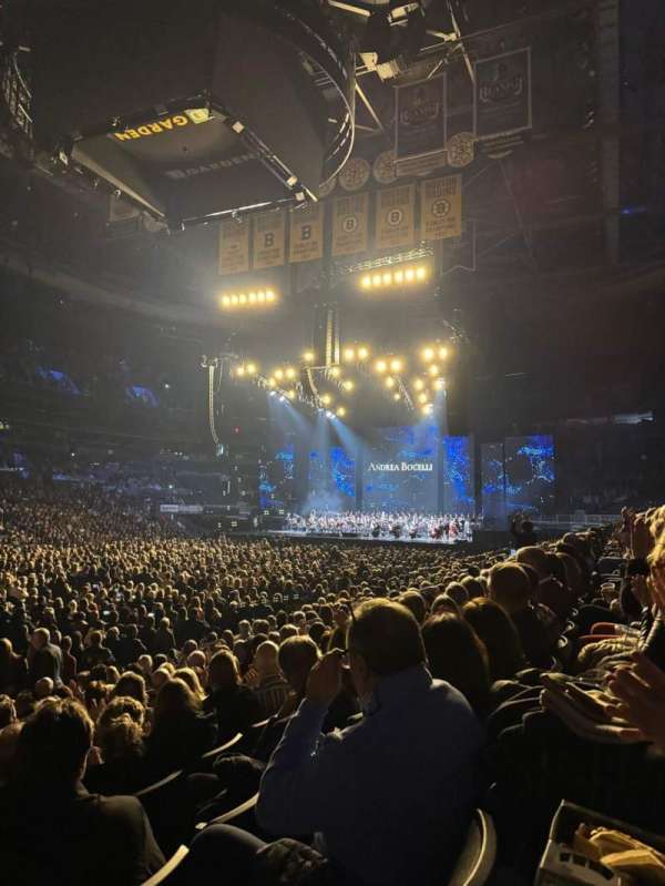 TD Garden, section: 3, row: 9, seat: 15
