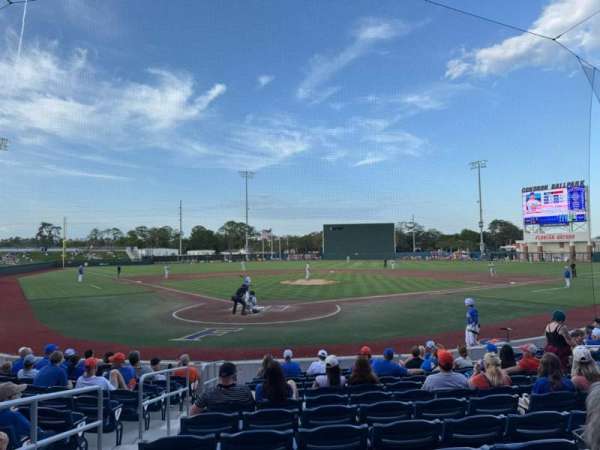 Condron Ballpark, section: 108, row: 12, seat: 10