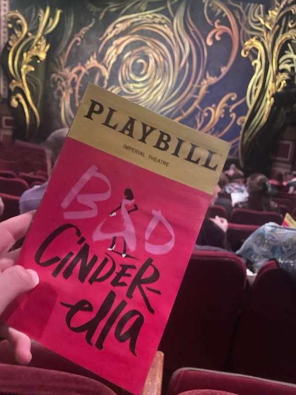 Imperial Theatre, section: Orchestra R, row: O, seat: 18