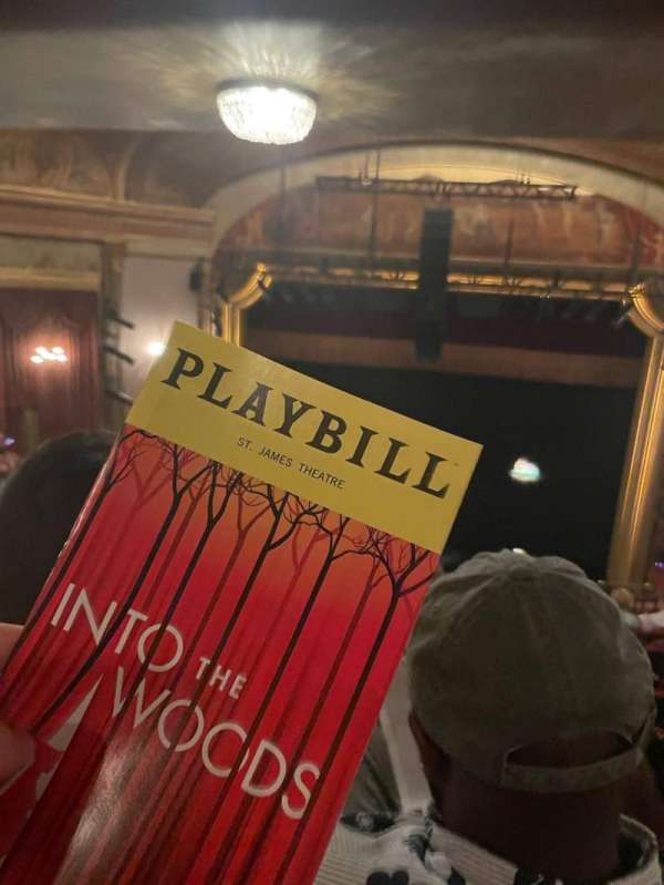 St. James Theatre, section: Mezzanine C, row: O, seat: 105