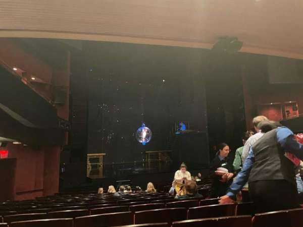 Marquis Theatre, section: Orchestra L, row: O, seat: 9