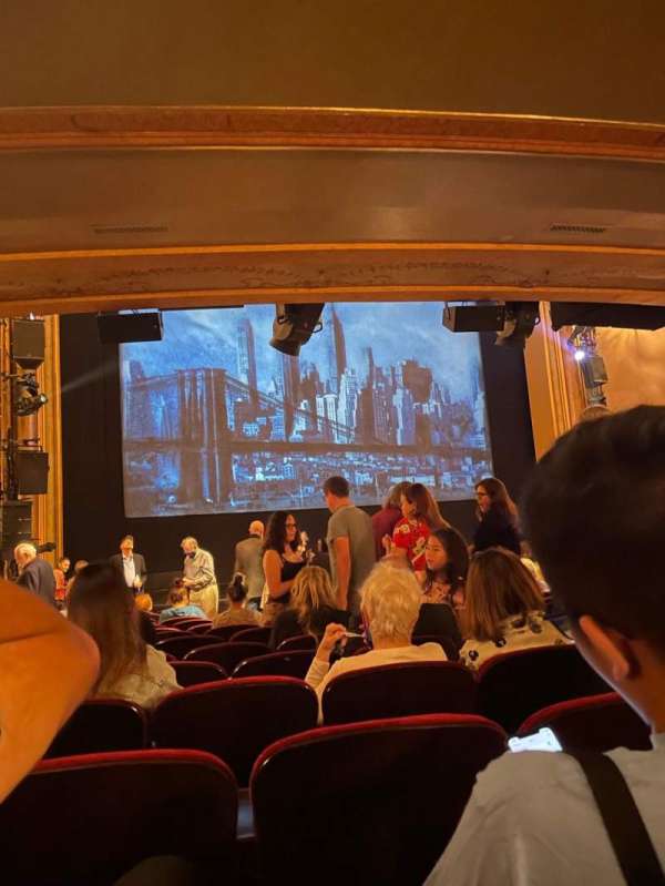 St. James Theatre, section: Orchestra L, row: P, seat: 9