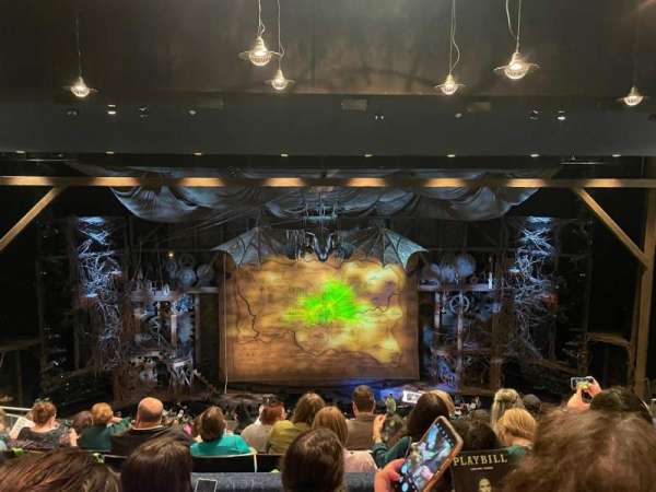 Gershwin Theatre, section: Rear Mezzanine C, row: H, seat: 108