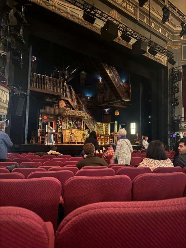 Broadhurst Theatre, section: Orchestra L, row: K, seat: 13