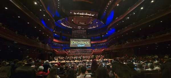 Marian Anderson Hall at the Kimmel Center, section: Orchestra Tier, row: 3, seat: 124