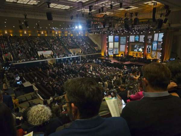 DAR Constitution Hall, section: G, row: L, seat: 4