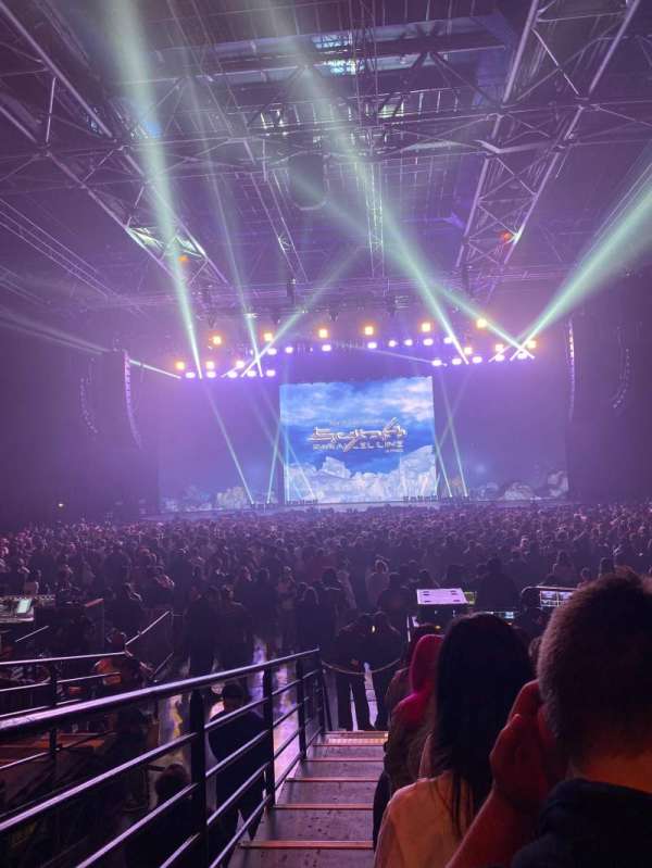 Zénith Paris, section: U, row: 14, seat: 156