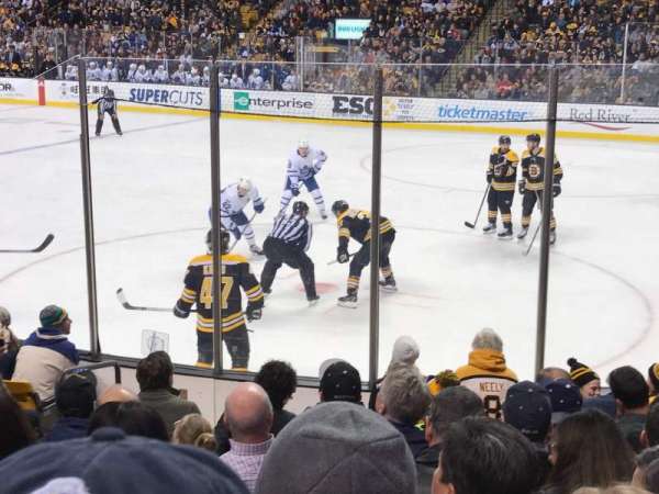 TD Garden, section: 9, row: 10, seat: 9