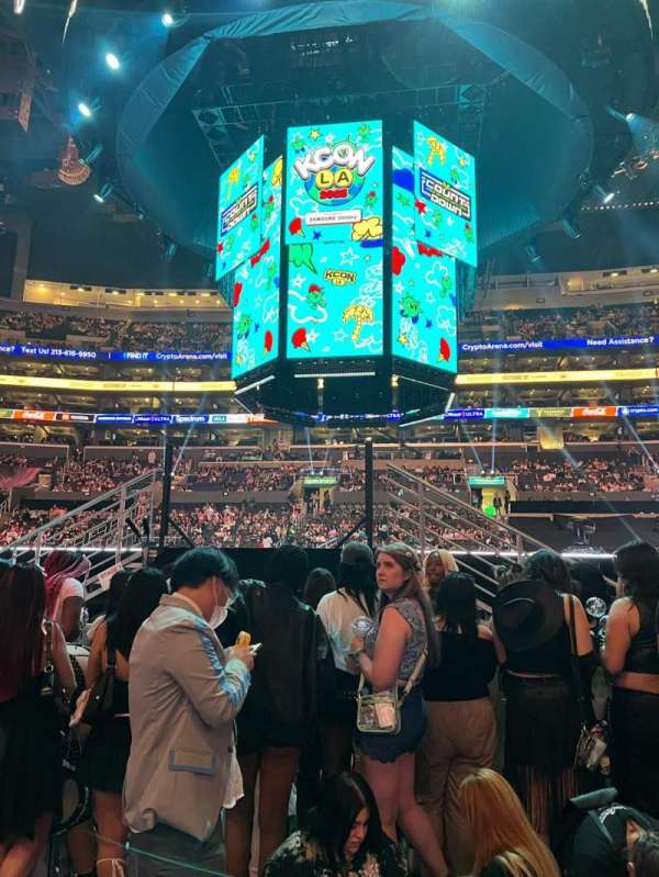 Crypto.com Arena, section: 101, row: 1, seat: 8