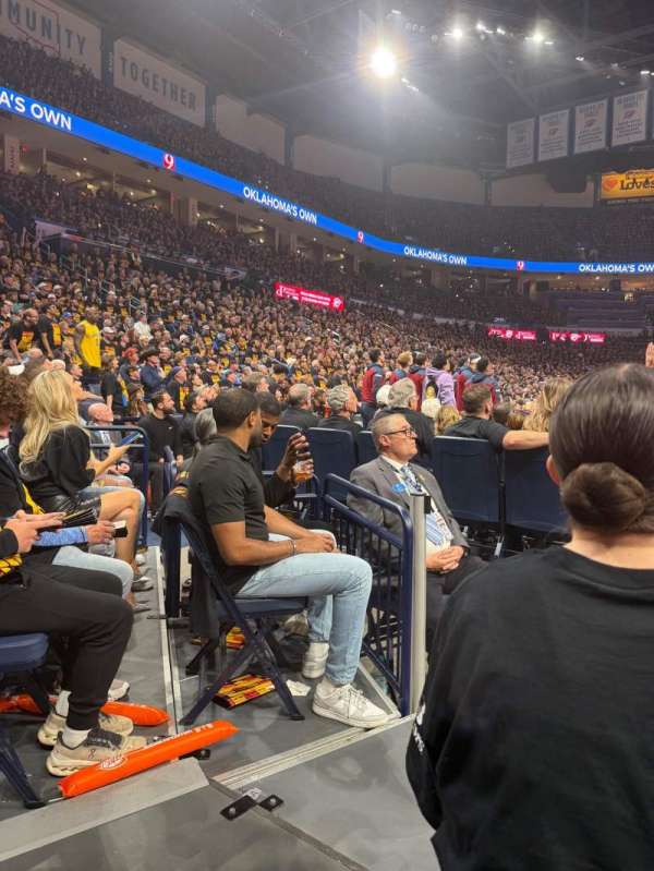 Paycom Center, section: 111, row: cc, seat: 3