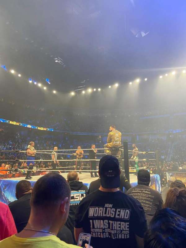 Now Arena, section: A, row: 4, seat: 5