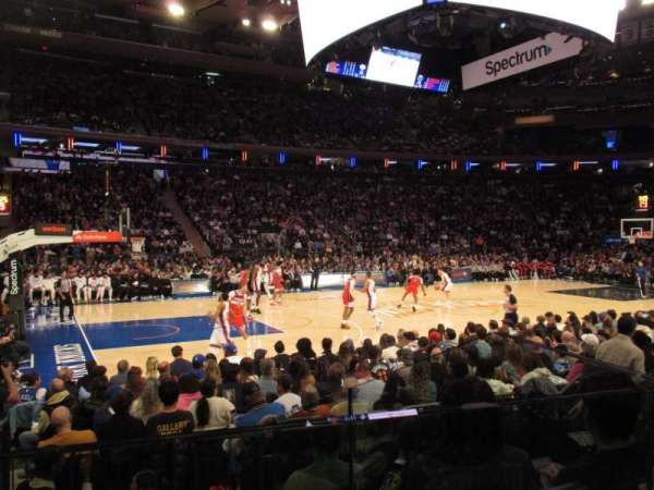 Madison Square Garden, section: 116, row: 05, seat: 01