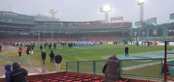 Fenway Park, section: Right Field Box 1, row: M, seat: 12