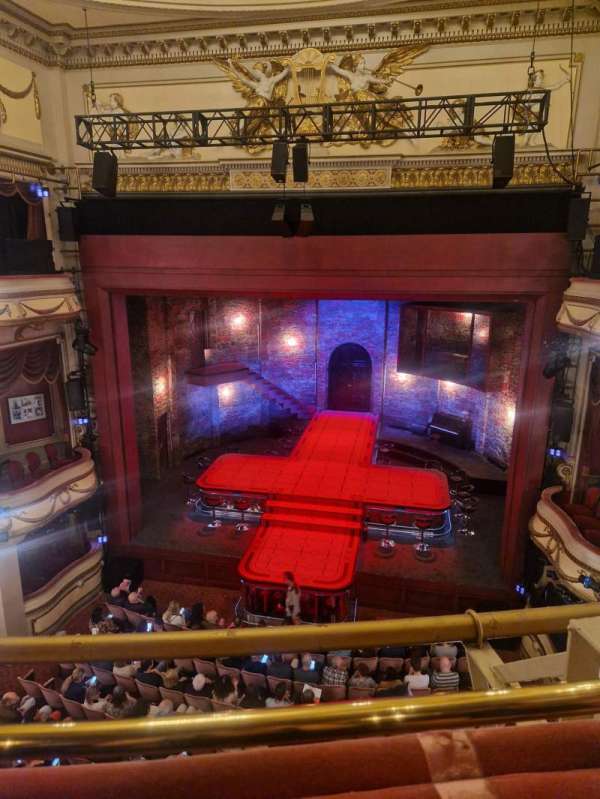 Noël Coward Theatre, section: Grand Circle, row: A, seat: 8