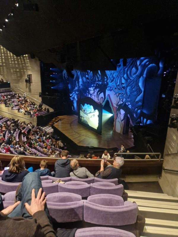 The Olivier Theatre at the National Theatre, section: Circle, row: E, seat: 2