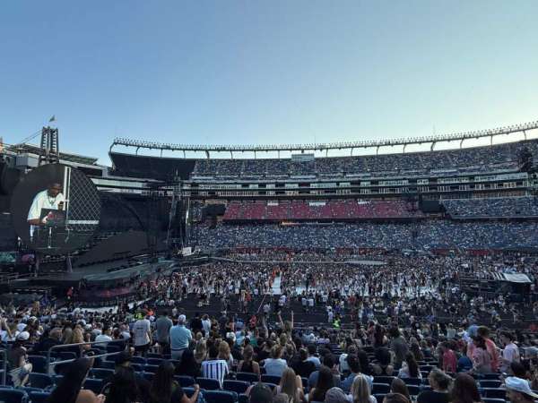 Gillette Stadium, section: 110, row: 30, seat: 13