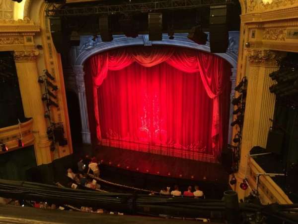 Hudson Theatre, section: Balcony R, row: A, seat: 4