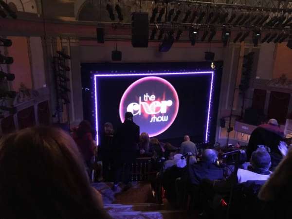 Neil Simon Theatre, section: Mezzanine L, row: M, seat: 1