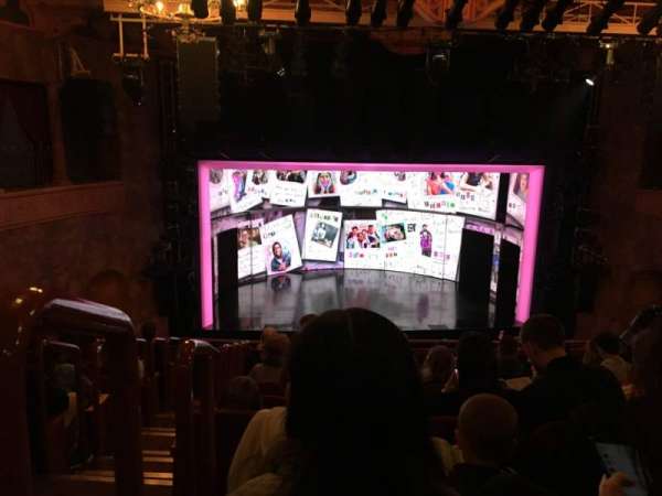 August Wilson Theatre, section: Mezzanine C, row: J, seat: 114