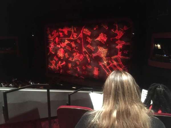 Minskoff Theatre, section: Mezzanine, row: GG, seat: 8