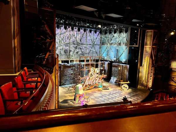 Stephen Sondheim Theatre, section: Mezzanine L, row: AA, seat: 13