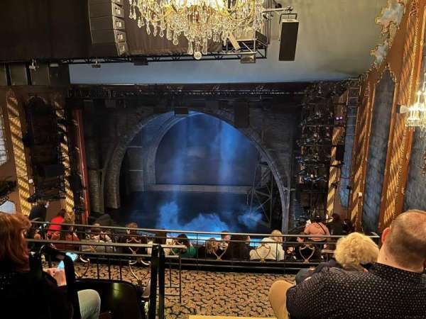 Lunt-Fontanne Theatre, section: Middle Mezzanine R, row: D, seat: 2