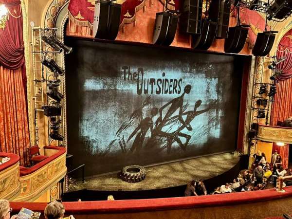 Bernard B. Jacobs Theatre, section: Mezzanine L, row: D, seat: 13