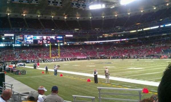 The Dome at America's Center, section: 134LO, row: f, seat: 10