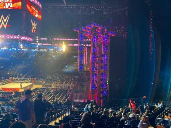 Barclays Center, section: 106, row: 3, seat: 4