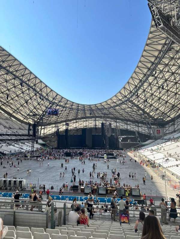Stade Vélodrome, section: Sud I, row: 39, seat: 12