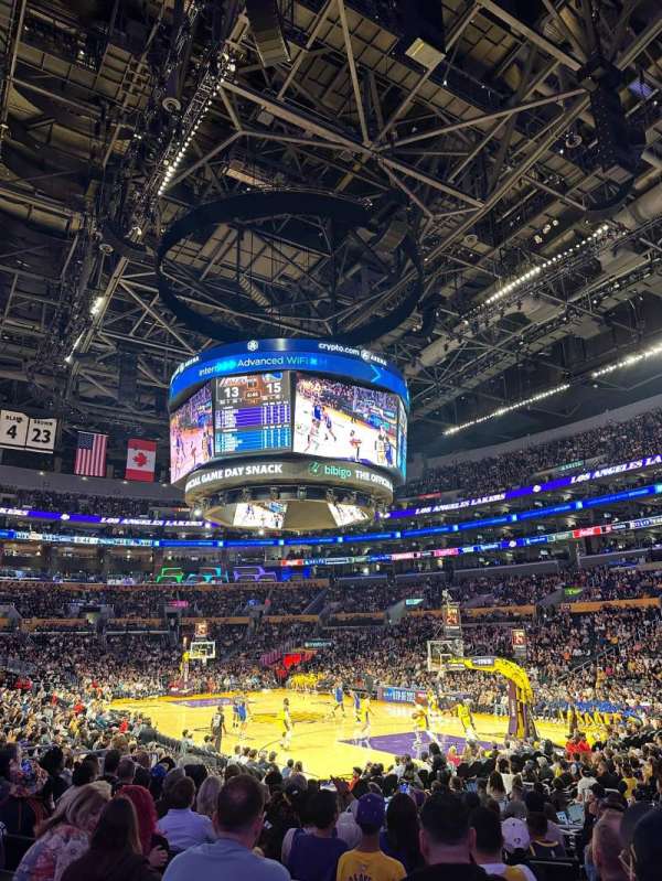 Crypto.com Arena, section: 108, row: 13, seat: 9-10